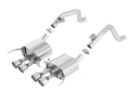Picture of Borla 14-15 Chevy Corvette C7 w/o AFM w/o NPP Atak Rear Section Exhaust Quad Rd RL Tips