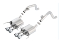Picture of Borla 14-15 Chevy Corvette C7 w/o AFM w/o NPP Atak Rear Section Exhaust Quad Rd RL Tips