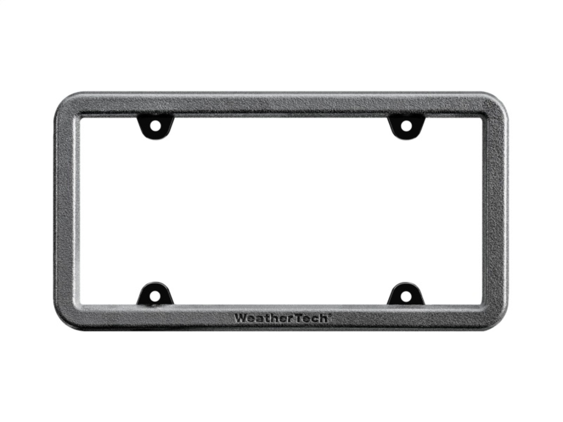 Picture of WeatherTech BumpFrame Black Satin Textured Finish License Plate Frame