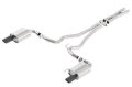 Picture of Borla S-Type Cat-Back 15-17 Ford Mustang GT 5.0L V8 MT/AT 2.5in pipe 4in tip (Black Chrome)