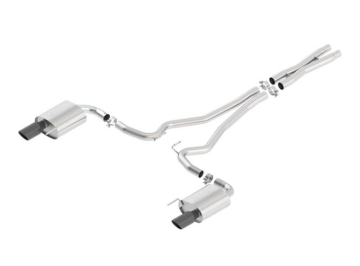 Picture of Borla Atak S Cat-Back 15-17 Ford Mustang GT 5.0L V8 MT/AT 2.5in pipe 4in tip (Black Chrome)