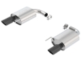 Picture of Borla S-Type Rear Section 15-17 Ford Mustang GT 5.0L V8 MT/AT 2.5in pipe 4in tip (Black Chrome)