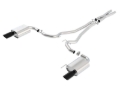 Picture of Borla S-Type Cat-Back 15-17 Ford Mustang GT 5.0L V8 MT/AT 2.5in pipe 4in tip (Black Chrome)