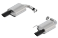 Picture of Borla Atak S Rear Section 15-17 Ford Mustang GT 5.0L V8 MT/AT 2.5in pipe 4in tip (Black Chrome)