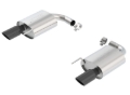 Picture of Borla S-Type Rear Section 15-17 Ford Mustang GT 5.0L V8 MT/AT 2.5in pipe 4in tip (Black Chrome)