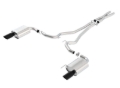 Picture of Borla Atak S Cat-Back 15-17 Ford Mustang GT 5.0L V8 MT/AT 2.5in pipe 4in tip (Black Chrome)