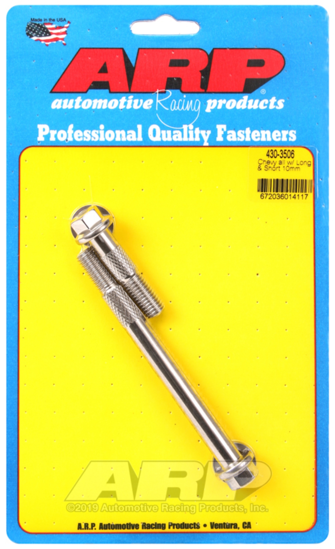 Picture of ARP GM M10 Hex SS 7.775 / 4.470in Starter Bolt Kit