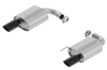 Picture of Borla Atak S Rear Section 15-17 Ford Mustang GT 5.0L V8 MT/AT 2.5in pipe 4in tip (Black Chrome)
