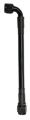 Picture of Fragola -8AN Ext Black PTFE Hose Assembly Straight x 90 Degree 60in