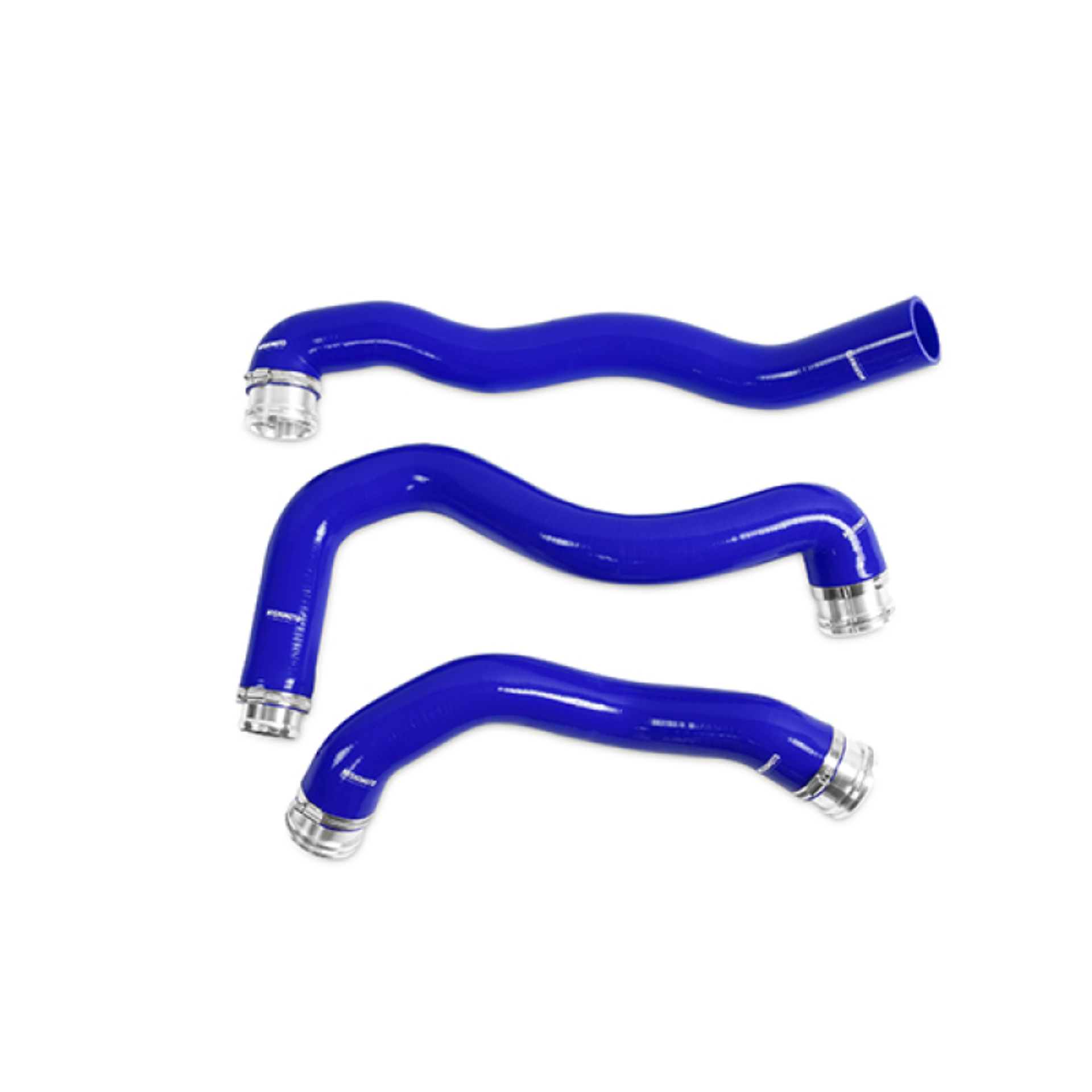 Picture of Mishimoto 08-10 Ford 6.4L Powerstroke Coolant Hose Kit (Blue)