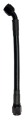 Picture of Fragola -8AN Ext Black PTFE Hose Assembly Straight x 45 Degree 84in