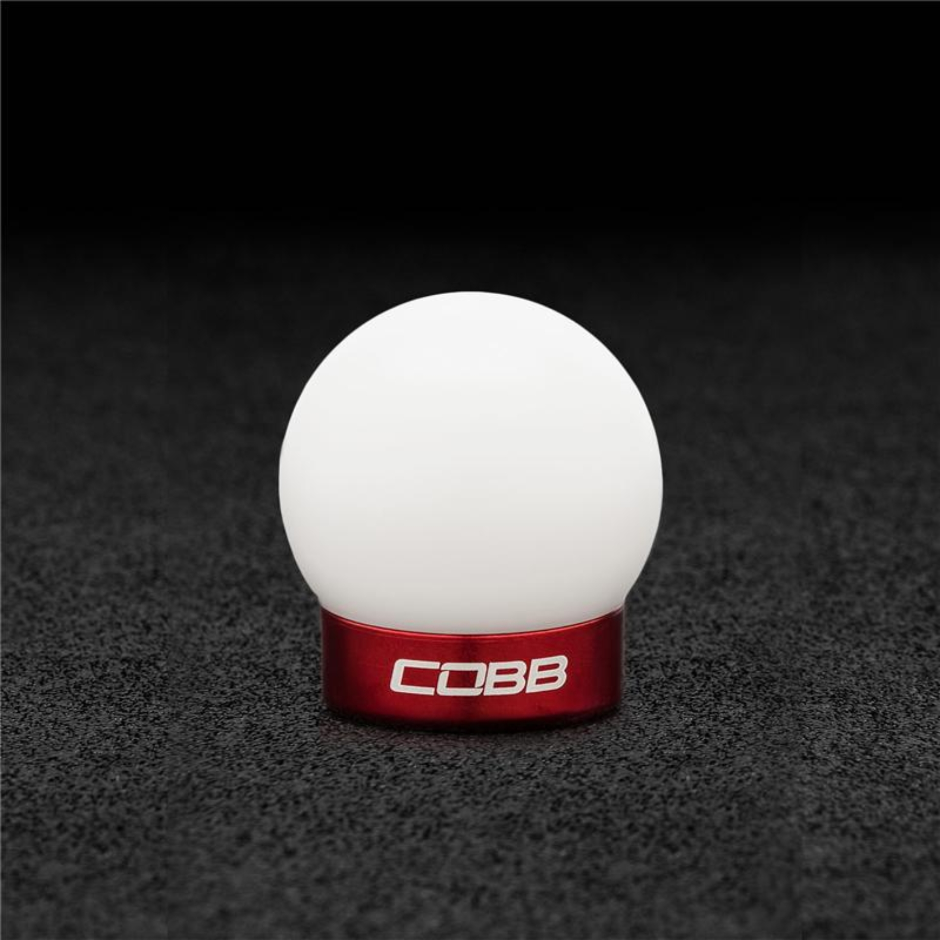 Picture of Cobb Ford Mustang Shift Knob White with Red Base