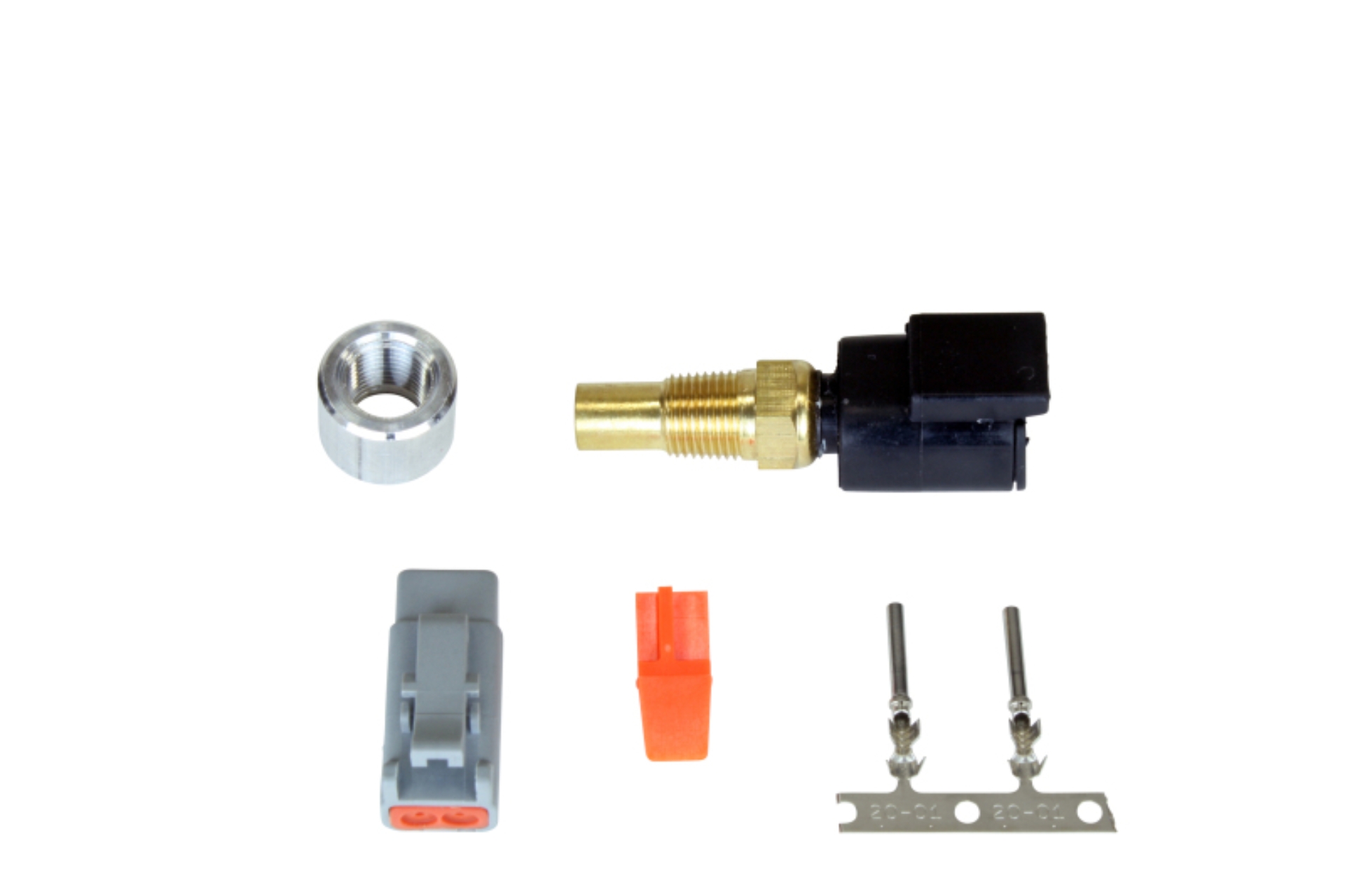 Picture of AEM Universal 1/8in PTF Water/Coolant/Oil Temperature Sensor Kit w/ Deutsch Style Connector