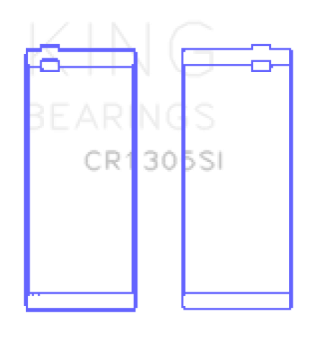 Picture of King 03-15 Dodge Cummins Diesel 5.9L L6 (Size 0.75) Cracked Rod Bearing (Must Order 6 for Set)