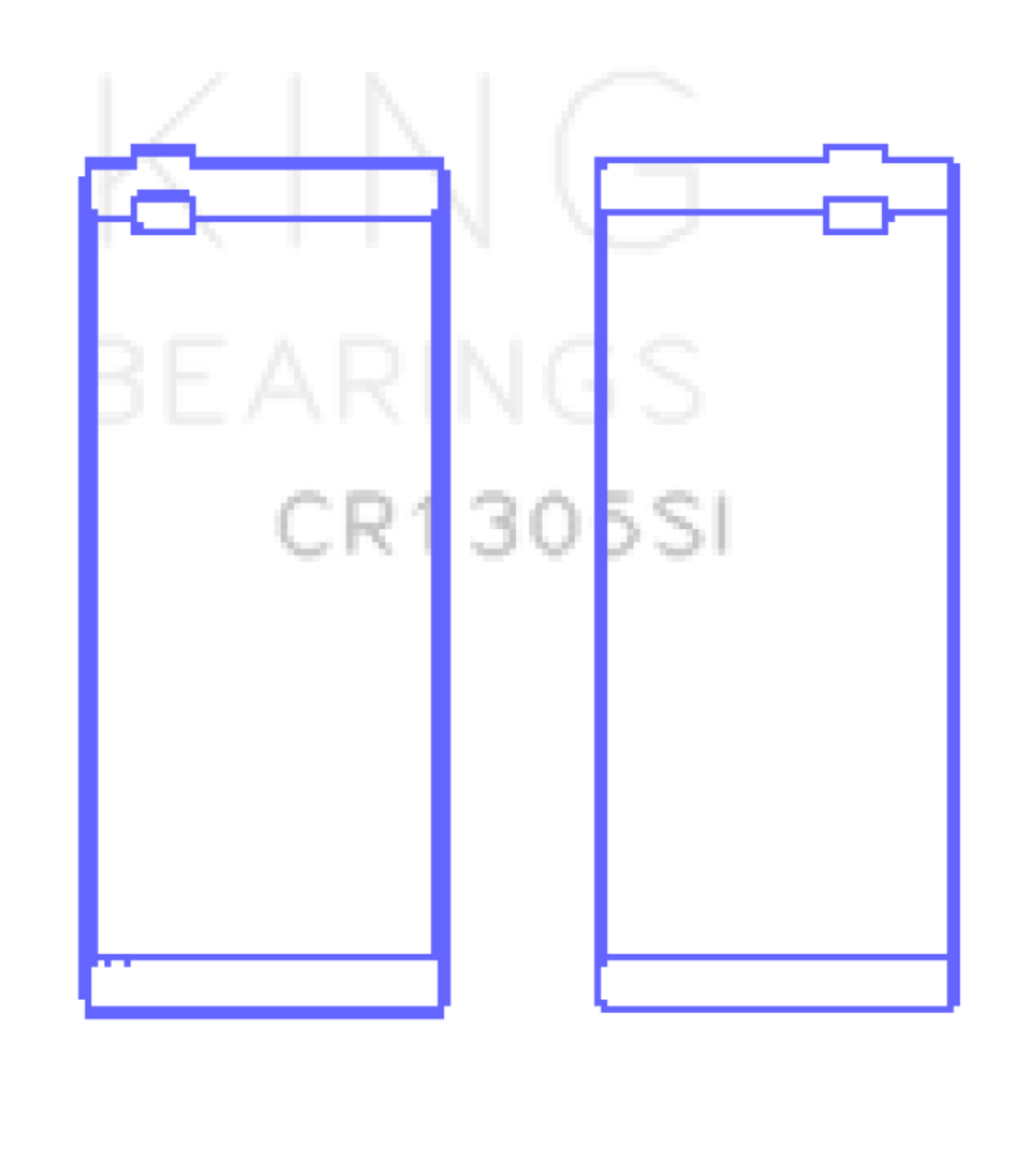 Picture of King Engine Bearings KING Connecting Rod Bearings - CR1305SI0.5