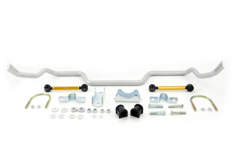 Picture of Whiteline 05+ Ford Mustang Coupe 8 cyl (Inc Shelby GT / GT500) Rear 27mm Heavy Duty Adj Swaybar