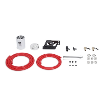 Picture of Mishimoto 08-10 Ford 6.4L Powerstroke Coolant Filtration Kit - Red