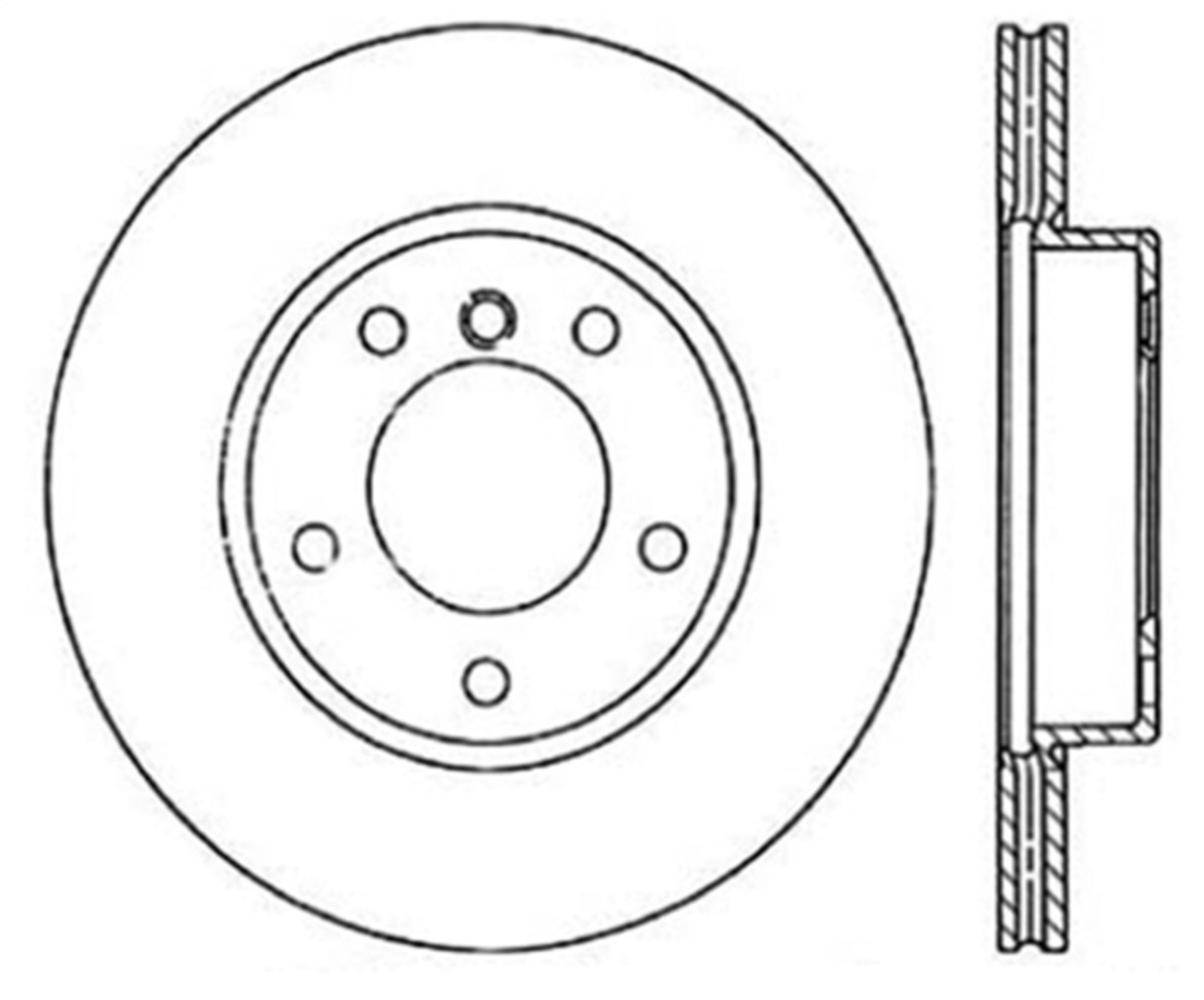 Picture of Sport Slotted Cryo Brake Rotor; Front Right