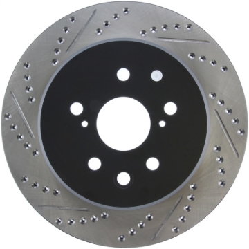 Picture of Sport Drilled & Slotted Brake Rotor; Rear Right