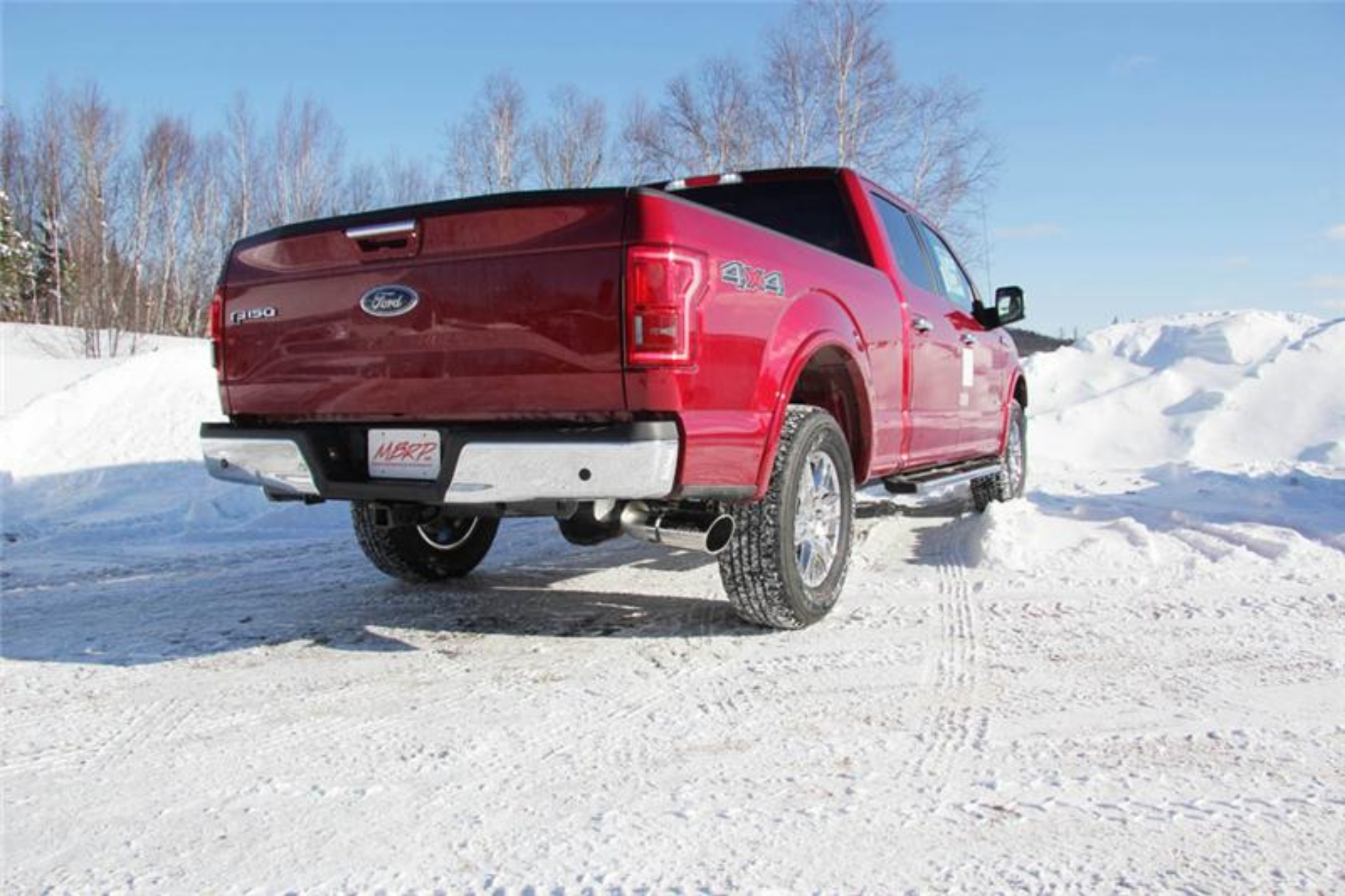 Picture of MBRP 2015 Ford F-150 2.7L / 3.5L EcoBoost 4in Cat Back Single Side Alum Exhaust System