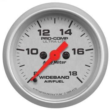 Picture of Autometer Ultra-Lite 52mm Wideband Air/Fuel Gauge Analog Stepper Motor