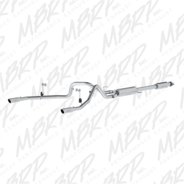 Picture of MBRP 2015 Ford F-150 5.0L 3in Cat Back Dual Split Rear Exit T409 Exhaust System