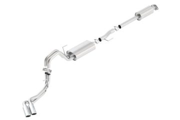 Picture of Borla 15-16 Ford F-150 3.5L EcoBoost Ext. Cab Std. Bed Catback Exhaust S-Type Truck Side Exit