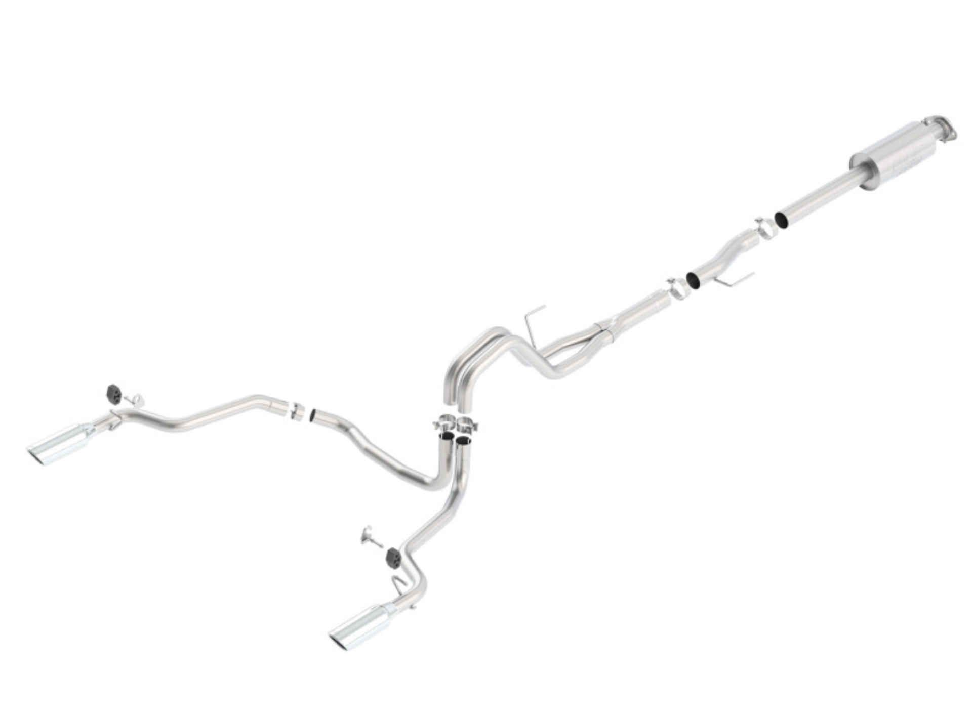 Picture of Borla 15-16 Ford F-150 3.5L EcoBoost Ext. Cab Std. Bed Catback Exhaust ATAK Single Split Rear Exit
