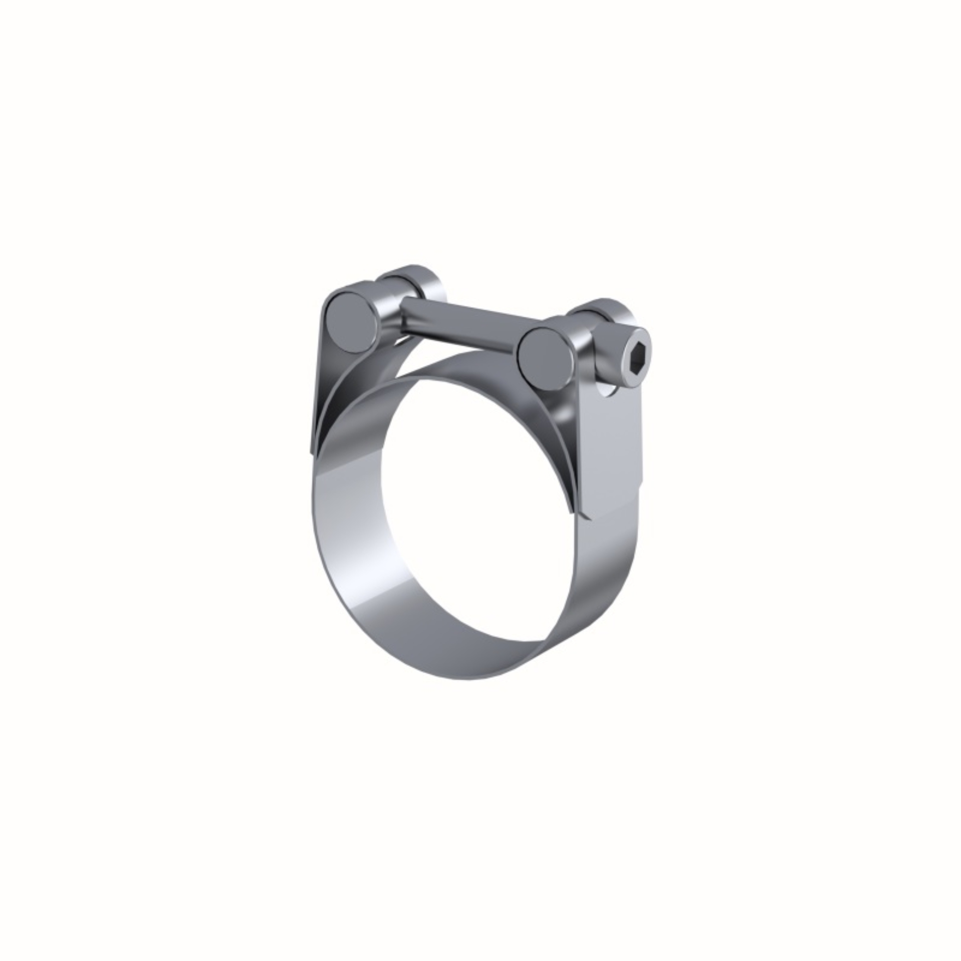 Picture of MBRP Universal 1.875in Barrel Band Clamp - Stainless (NO DROPSHIP)