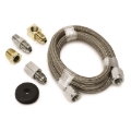 Picture of Autometer #4 Braided SS Line (-4AN) 3ft 1/8in NPT Fittings