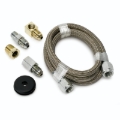 Picture of Autometer #4 Braided SS Line (-4AN) 3ft 1/8in NPT Fittings