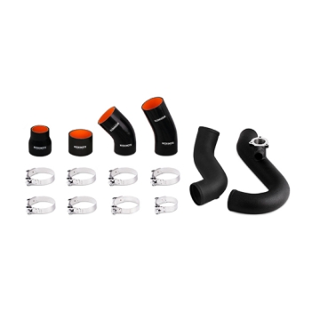 Picture of Mishimoto 2015 Ford Mustang EcoBoost 2.3L Intercooler Wrinkle Black Pipe and Boot Kit