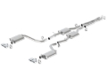 Picture of Borla 15-16 Dodge Challenger R/T 5.7L Dual Rectangle Angle Cut Dual Split Rear Exit ATAK Exhaust