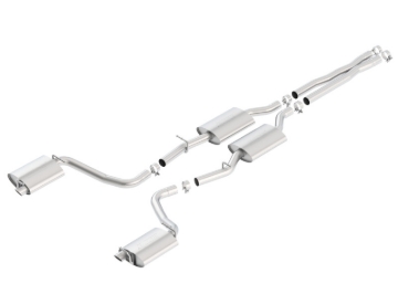Picture of Borla 15-16 Dodge Charger R/T 5.7L No Tip Use Factory Valence Single Split Rear Exit S-Type Exhaust