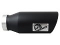 Picture of aFe Diesel Exhaust Tip Bolt On Black 4in Inlet x 6in Outlet x 15in