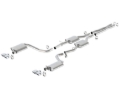 Picture of Borla 15-16 Dodge Challenger R/T 5.7L Dual Rectangle Angle Cut Dual Split Rear Exit ATAK Exhaust