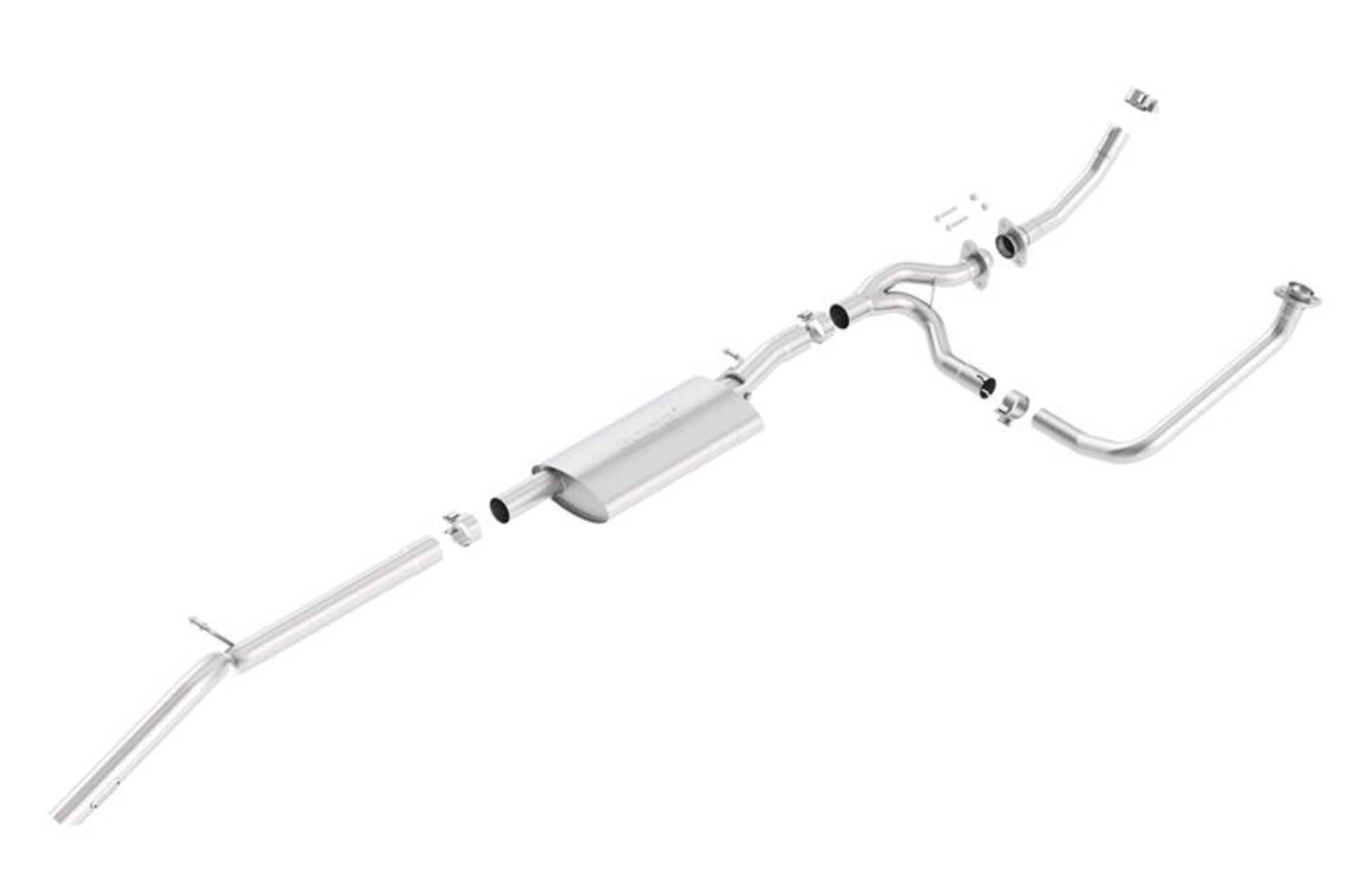 Picture of Borla 12-15 Jeep Wrangler 3.6L V6 Auto/Manual Trans Turndown Tip Dual Left Rear Exit Exhaust