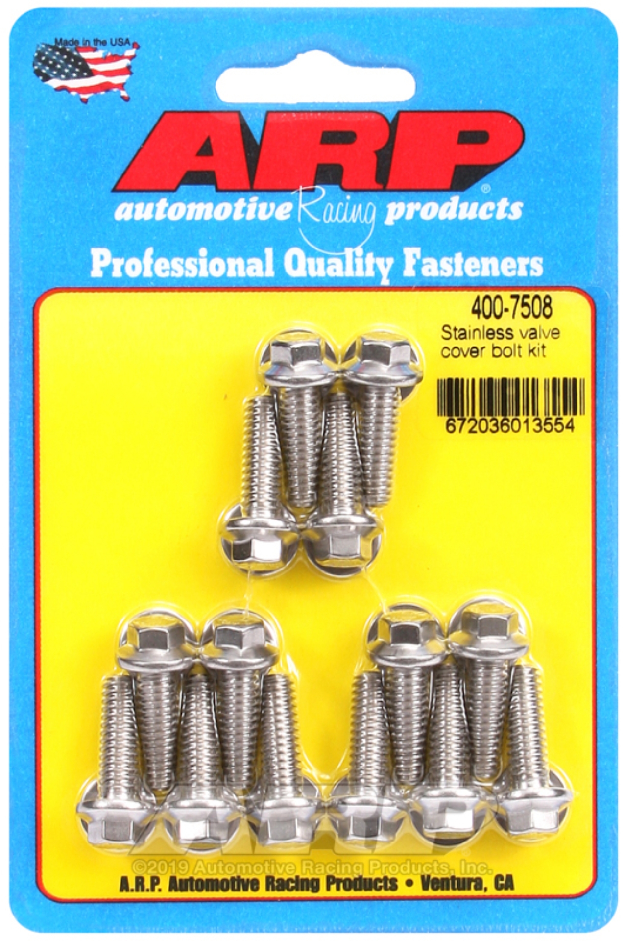 Picture of ARP Valve Cover Bolt Kit Hardware Kits - 400-7508