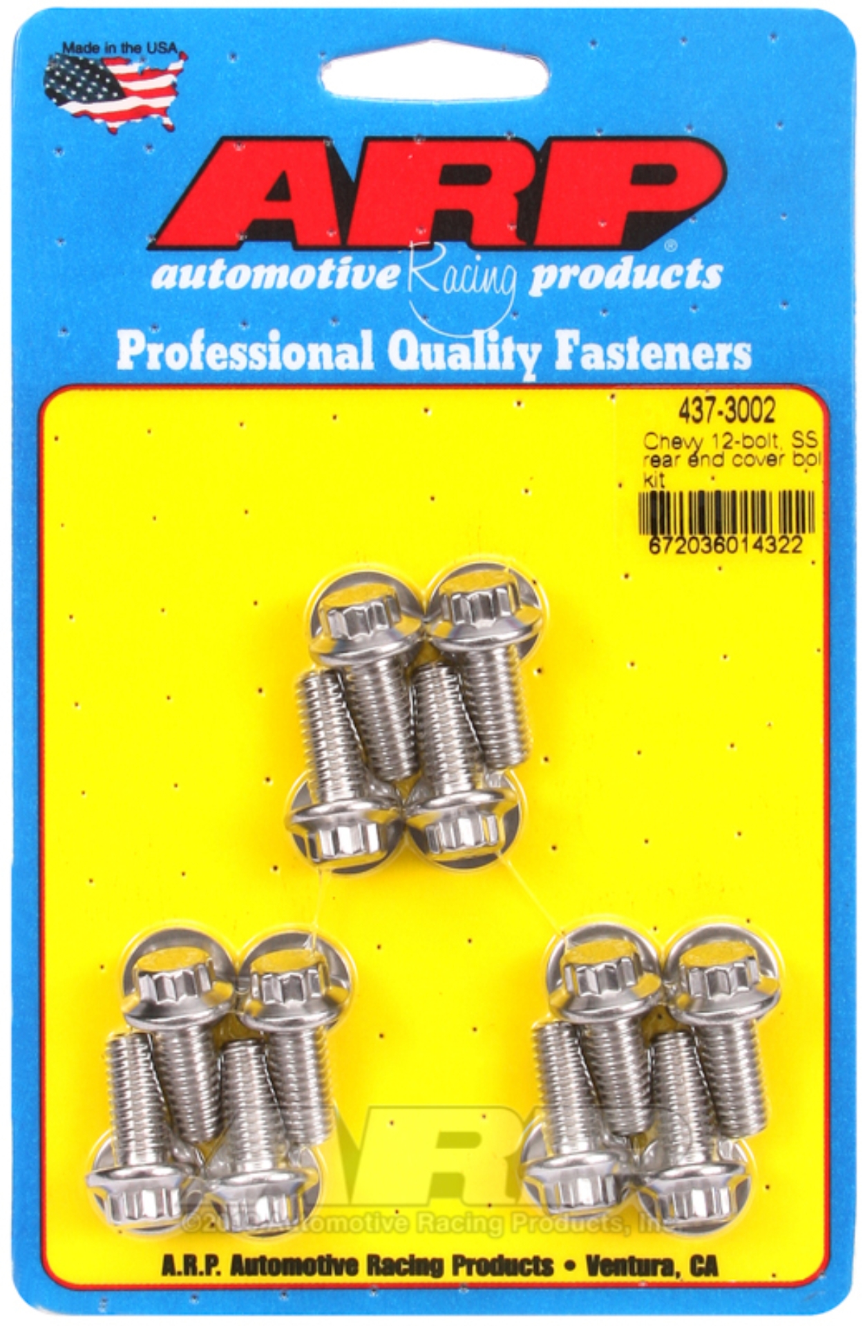 Picture of ARP Chevy 12-Bolt SS Rear End Cover Bolt Kit
