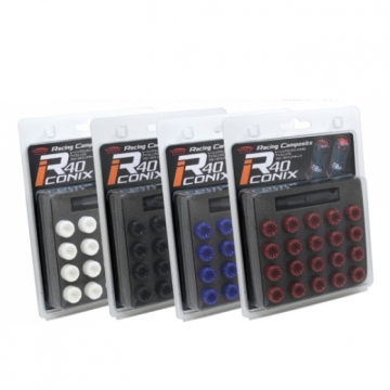 Picture of Project Kics R40 Iconix End Caps (White) - 20 Pcs