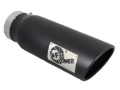 Picture of aFe Diesel Exhaust Tip Bolt On Black 4in Inlet x 5in Outlet x 15in