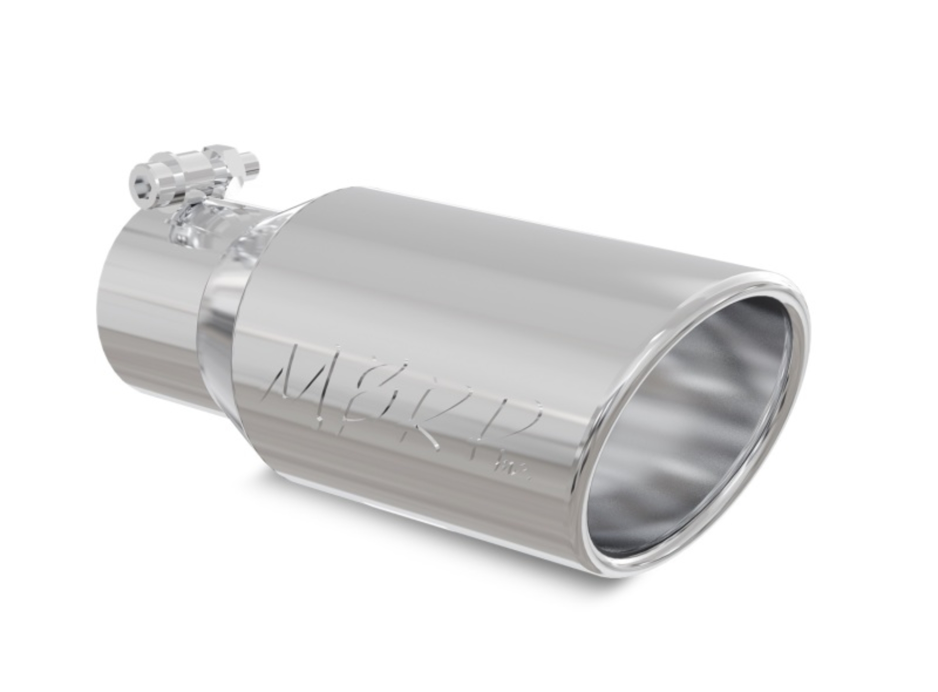 Picture of MBRP Universal Tip 4in OD 2.75in Inlet 10in Length Angled Rolled End T304