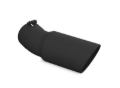 Picture of MBRP Universal Tip 6in OD 5in Inlet 15.5in Length 30 Deg Bend Angled Rolled End Black