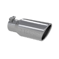 Picture of MBRP Universal Tip 4in OD 2.75in Inlet 10in Length Angled Rolled End T304
