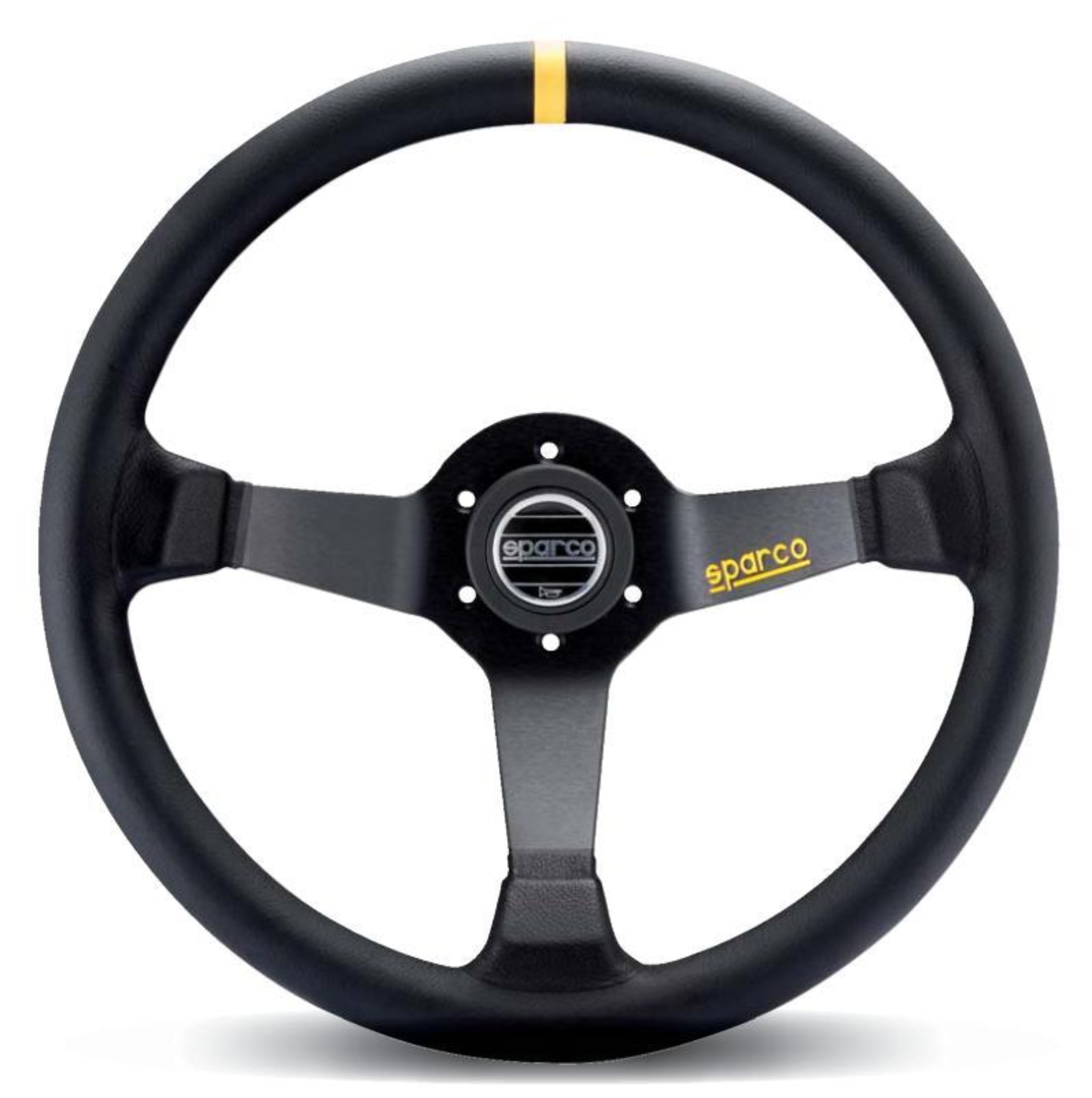 Picture of Sparco Steering Wheel 345 Leather Black