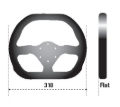 Picture of Sparco Steering Wheel 310X260 Suede Black