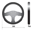Picture of Sparco Steering Wheel 300 Suede Black