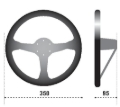 Picture of Sparco Steering Wheel 325 Suede Black
