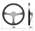 Picture of Sparco Steering Wheel 368 Suede Black