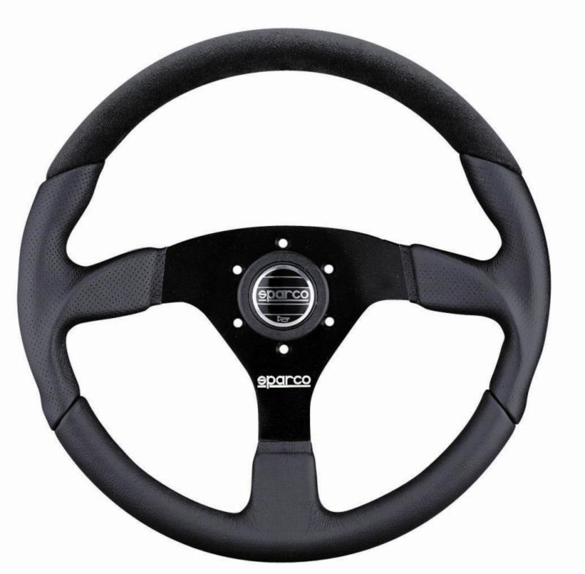Picture of Sparco Steering Wheel L505 Lap 5 Blk/Blk/Blk